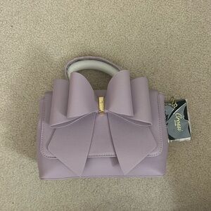 Lilac Leather Crossbody